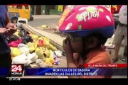 VMT: montículos de basura invaden las calles del distrito