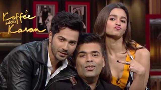 Koffee With Karan 5 Alia Bhatt & Varun Dhawan FUN MOMENTS Badrinath Ki Dulhania Episode 15