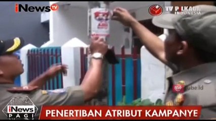 Tải video: Masa Tenang Pilkada DKI Jakarta, Pol PP Tertibkan Atribut Kampanye