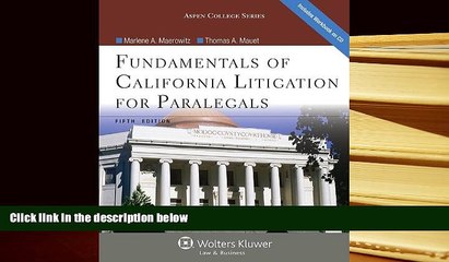 Kindle eBooks  Fundamentals of California Litigation for Paralegals, Fifth Edition (Aspen College)