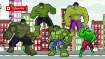 Finger Family Rhymes Superhero | Hulk | Cartoons | Children Nursery Rhymes | Collection