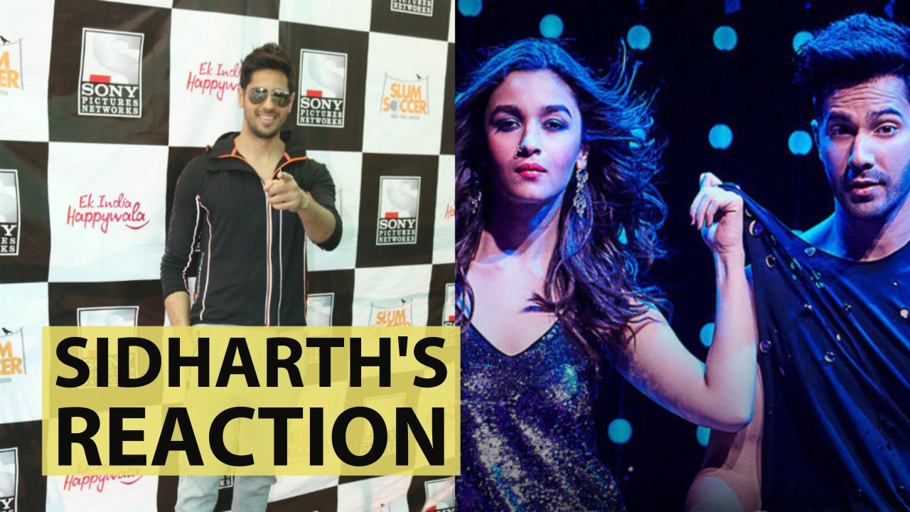 Sidharth Malhotra's REACTION On Varun And Alia's Chemistry | Badrinath Ki Dulhania