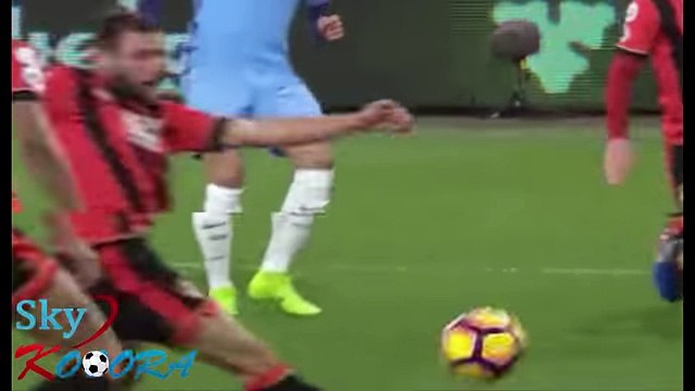 ملخص مباراة بورنموث و مانشستر سيتي 0-2 (حصريا) بتعليق حفيظ دراجي (13_02_2017 )
