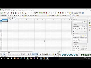 64 Ders - LibreOffice Calc Satır ve Sütun dondurma