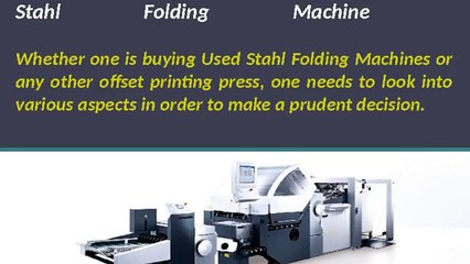 Used Adast Dominant Printing Machines in Europe