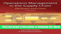 [Read Book] Operations Management in the Supply Chain: Decisions and Cases (McGraw-Hill/Irwin