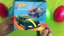 Hot Wheels Cars McDonald Happy Meal toys for kids EGGS SURPRISE DC Comics Super Heroes Learn Colors