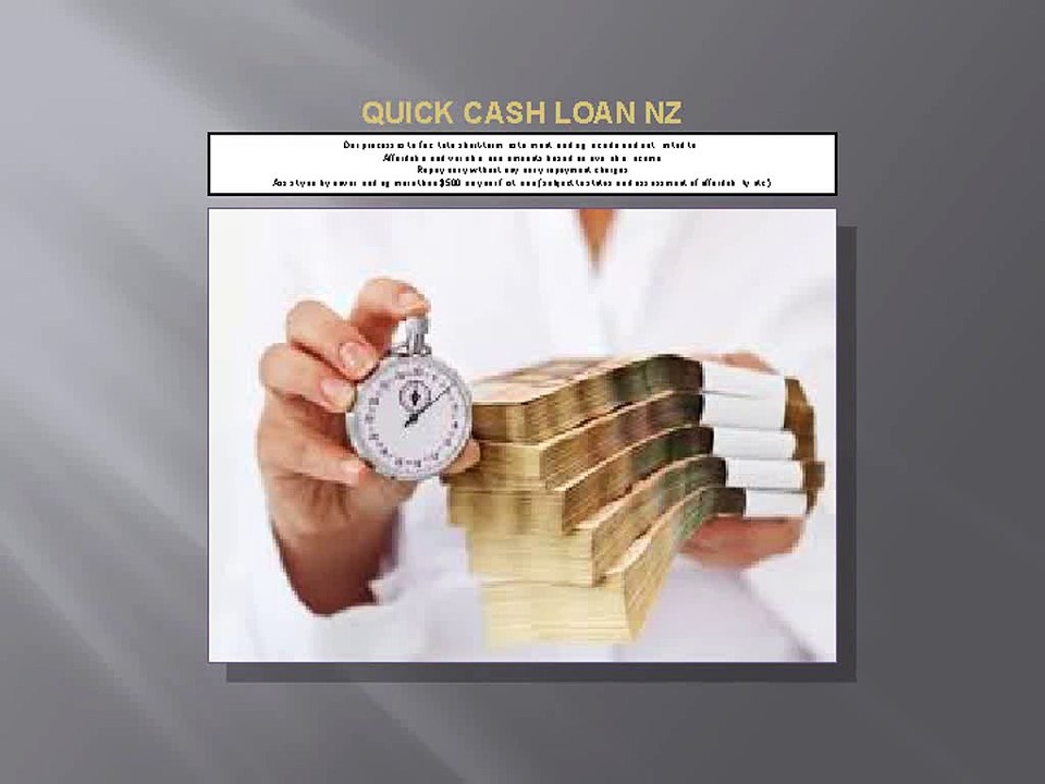 quick cash loan nz