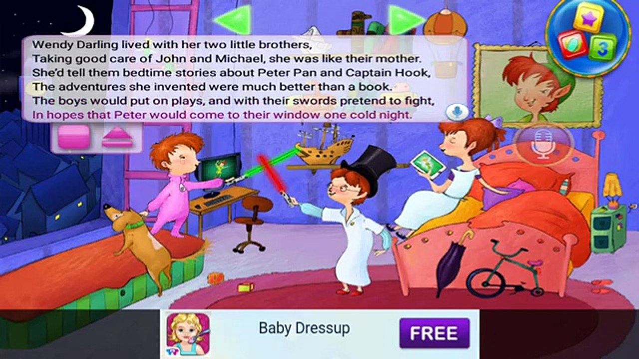 Peter Pan Kids Storybook - Android gameplay TabTale Movie apps free kids best top TV film