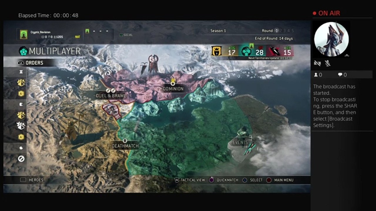 Cryptic_Revision's Live PS4 Broadcast