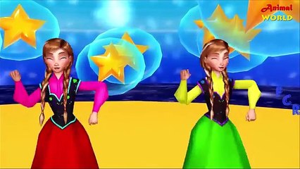 Frozen Elsa Learning Colors with Balloons | Little Baby Hulk Spider-boy Children Nursery Rhymes