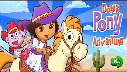 Dora the Explorer PLAY: Nick Jr. Games - Funny Gameplay for Kids (Pony Adventure)