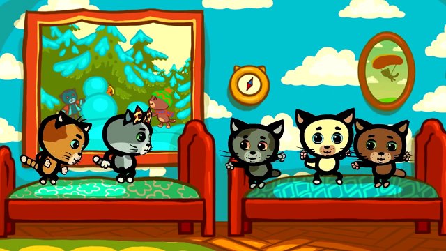 Five Little Kittens Kids Songs With Lyrics For Babies _ Three Kittens _ Nursery Rhymes-sxsWPVFlFkU