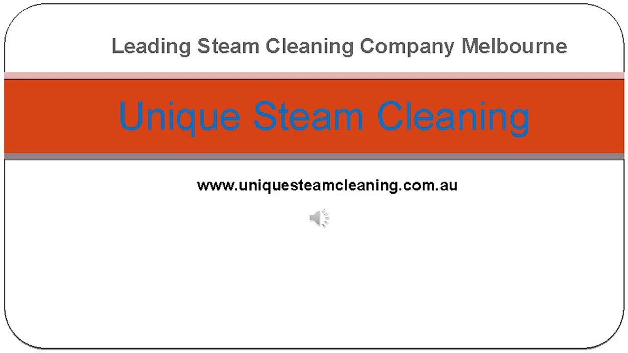 Renowned Carpet Cleaning service in Melbourne - Unique Steam Cleaning