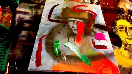 Artist in Studio (stopmotion)