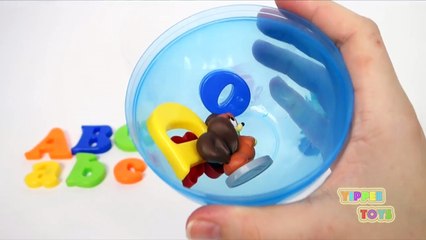 Giant Surprise Egg ABC Learn ABC Learn a Word Learn Spelling with Play Doh