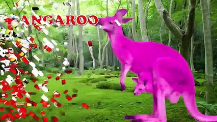 Play doh 3d animation Domestic animals names - Gorilla learn colors song for Kids toddlers