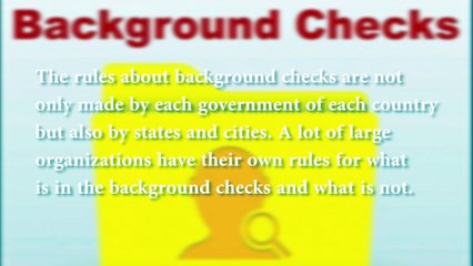 Trends in Background Checking