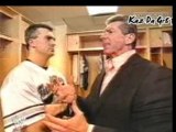 Vince Talks To Shane Backstage