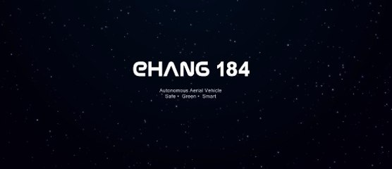 EHANG 184, dron de pasajeros