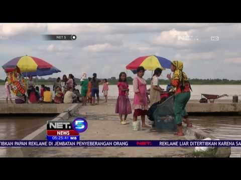 Kedahsyatan Gelombang Bono di Teluk Meranti, Riau Dijadikan Tempat Kompetisi Selancar - NET5