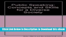 EPUB Download Student Workbook for Public Speaking: Concepts and Skills for a Diverse Society Mobi