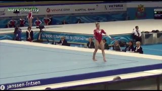 US gymnast floor routine
