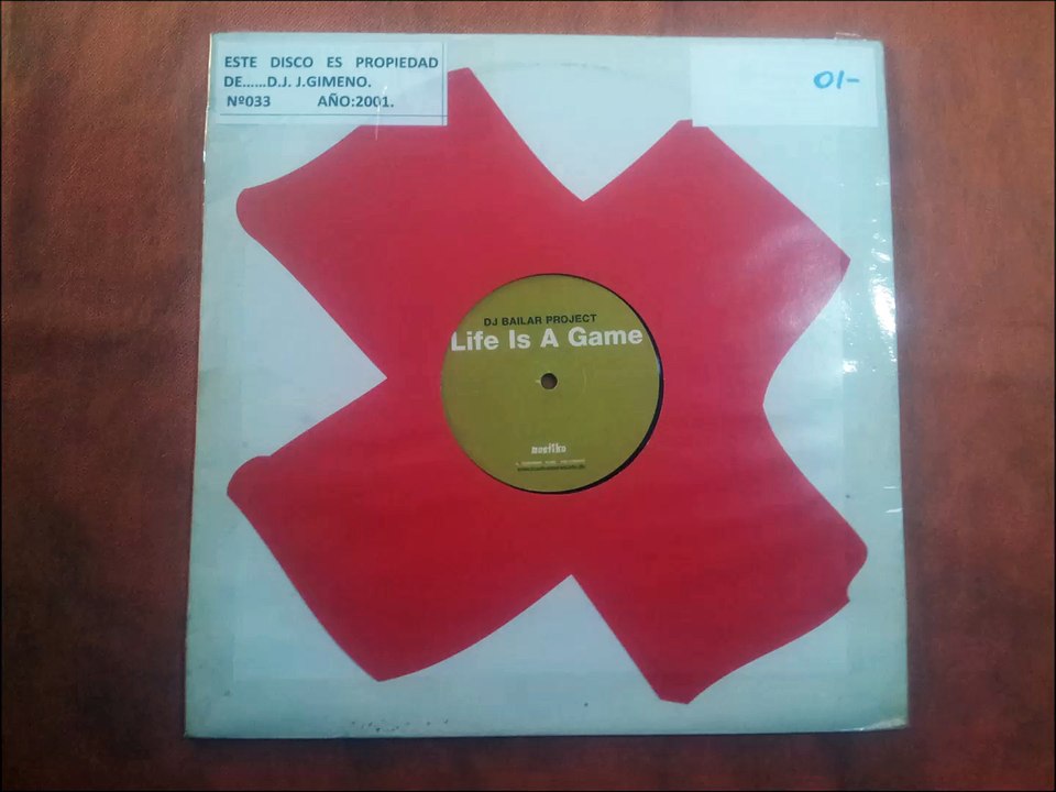 D.J. BAILAR PROJECT.(LIFE IS A GAME.(D.J. GARY VS. FRANK T. WALLACE REMIX.)(12''.)(2001.)