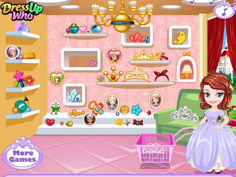 Sofia the First - Sofias Sparkly Tiaras - Disney Movie Cartoon Game for Kids in English