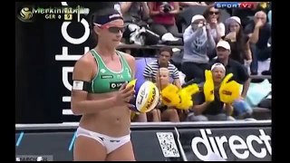 Women's Beach Volleyball Holtwick Semmler(GER) vs Cicolari Menegatti (ITA)