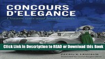 Books Concours d Elegance: Dream Cars and Lovely Ladies Free Books