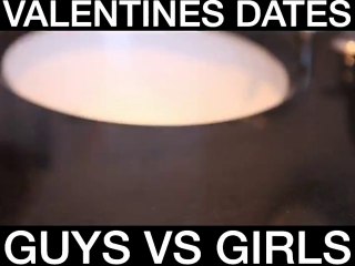 Préparation pour la Saint Valentin des Filles vs Mecs