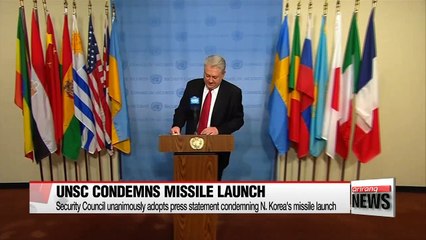 Download Video: UN Security Council condemns N. Korea missile test