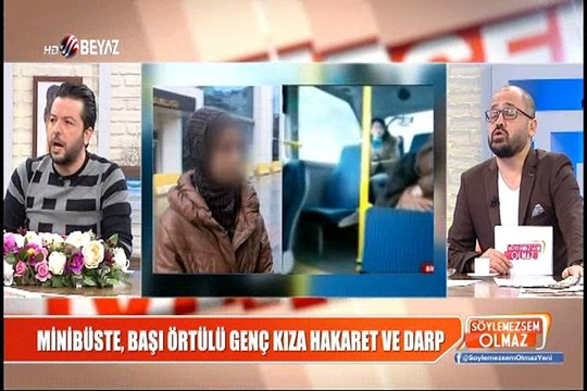 Minibüste, başı örtülü genç kıza hakaret ve darp