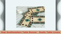 Hopi Southwestern Table Runner  Rustic Table Linens 28b10da2