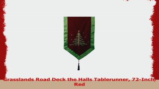 Grasslands Road Deck the Halls Tablerunner 72Inch Red 307ff508