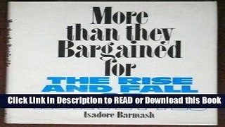 Read Book More Than They Bargained for: The Rise and Fall of Korvettes Free Books