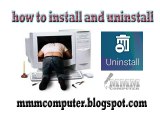 how to install or uninstall any software