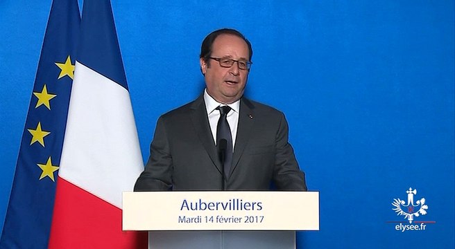 La Seine-Saint-Denis est un département où des chances existent et nous devons faire en sorte qu'elles puissent être saisies François Hollande à Aubervilliers