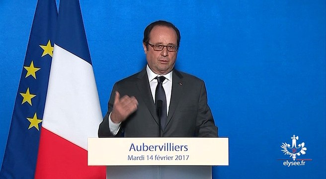 Il n'y a pas de vie en commun s'il n'y a pas de respect François Hollande à Aubervilliers
