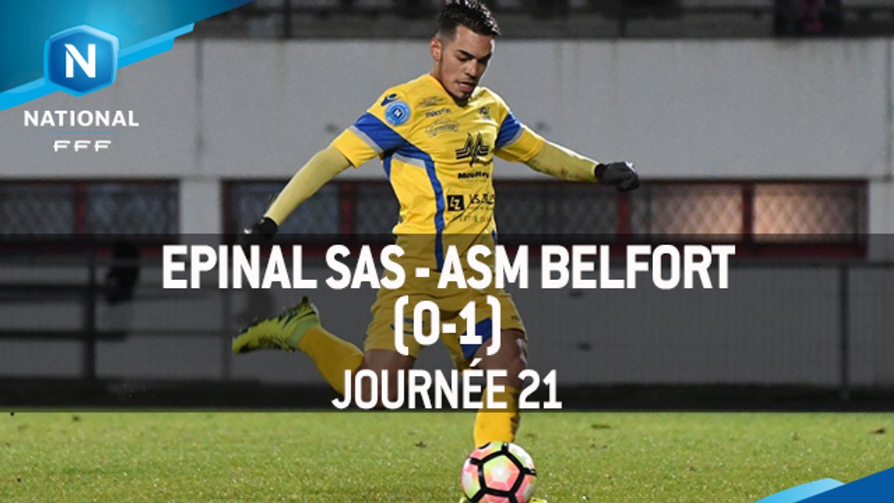 J21 : SAS Epinal - ASM Belfort (0-1), le résumé