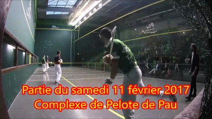 Demi-Finale Nat A Gomme Trinquet - St Jean de Luz (Amestoy-Suzanne) contre Bayonne (Bordachar-Hardoy)