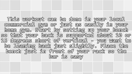 Building Muscle - The Best Shoulders Workout