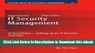 [Read Book] IT Security Management: IT Securiteers - Setting up an IT Security Function (Lecture