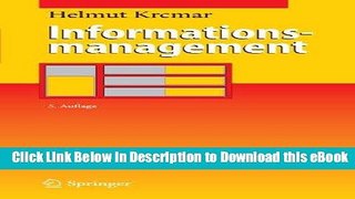 [Read Book] Informationsmanagement (German Edition) Kindle
