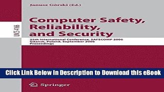 [Read Book] Computer Safety, Reliability, and Security: 25th International Conference, SAFECOMP