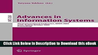 [Read Book] Advances in Information Systems: Third International Conference, ADVIS 2004, Izmir,