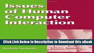 [Read Book] Issues of Human Computer Interaction Mobi