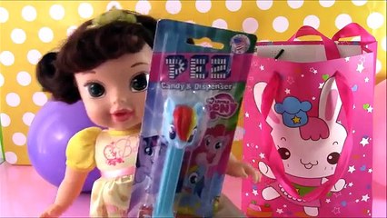 Disney Princess My First Baby Doll Belle Birthday Party! SURPRISE TOYS MLP MOONBEAMS