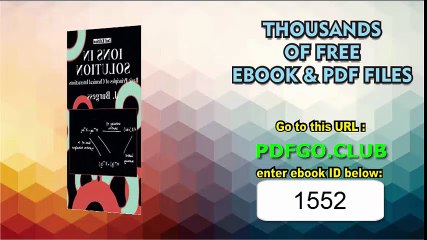 Ions in Solution_ Basic Principles of Chemical Interactions 1st Edition